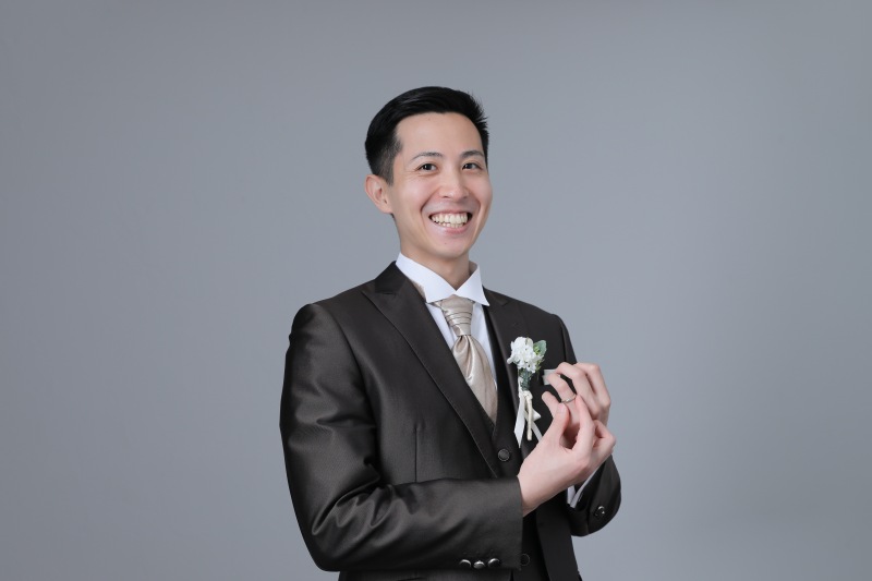 ご新郎様のソロショット