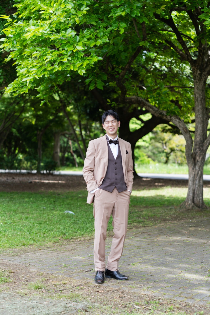 ご新郎様ソロショット