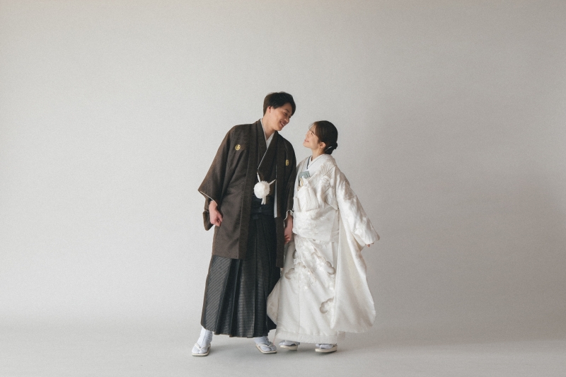 シンプルなスタジオで自分達らしく!