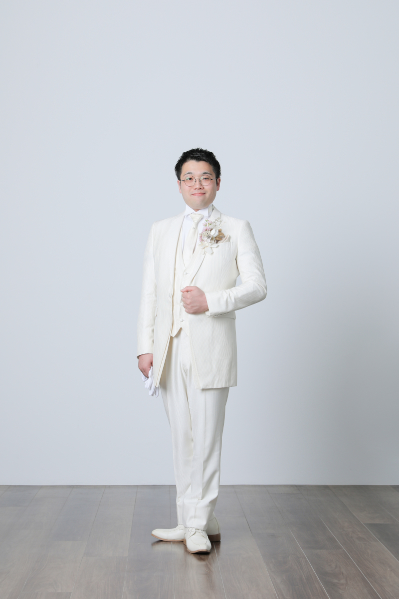 ご新郎様のソロショット