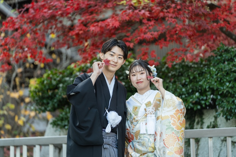 もみじと一緒に