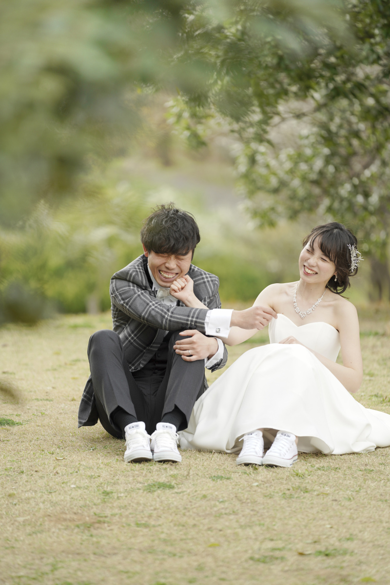 じゃれ合うふたり