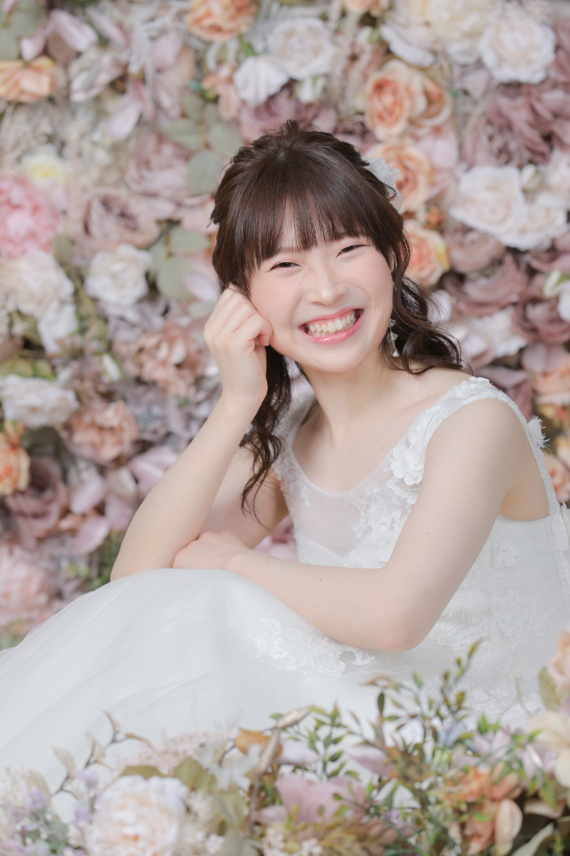 ご新婦様のソロショット。