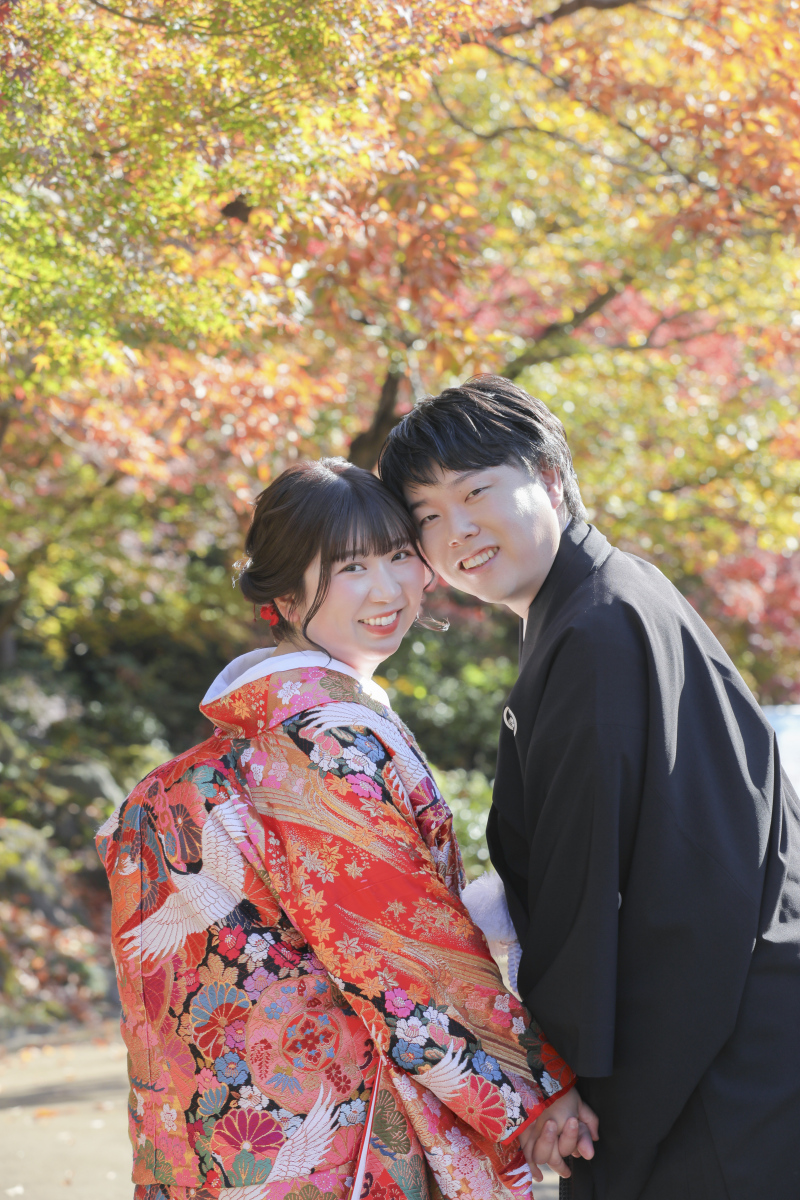 振り向きショット。