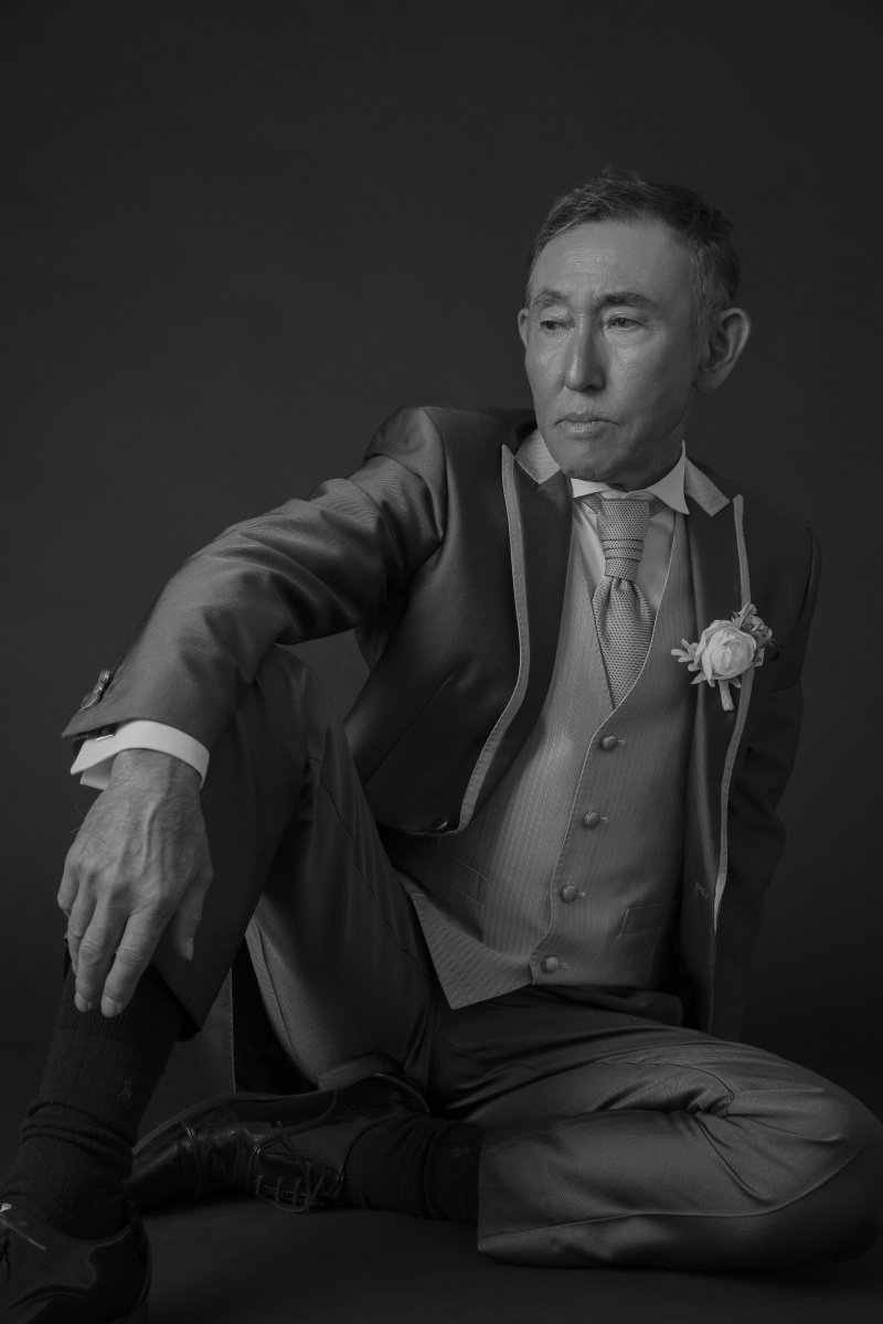 ご新郎様のソロショット。