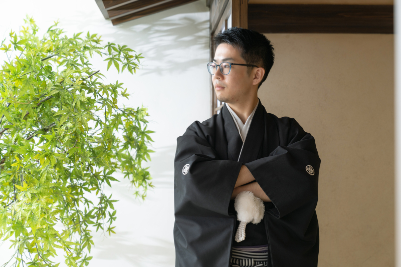 ご新郎様のソロショット