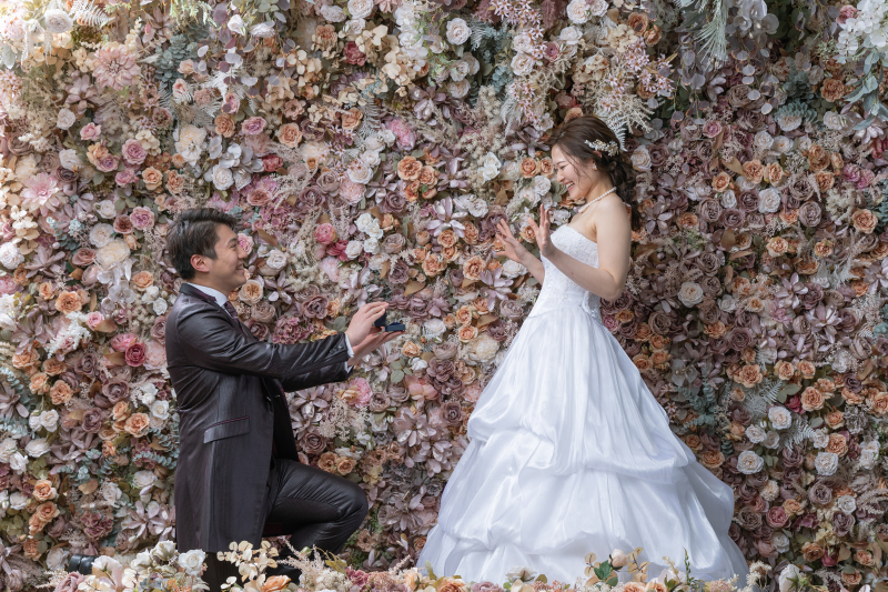 プロポーズのサプライズシーン