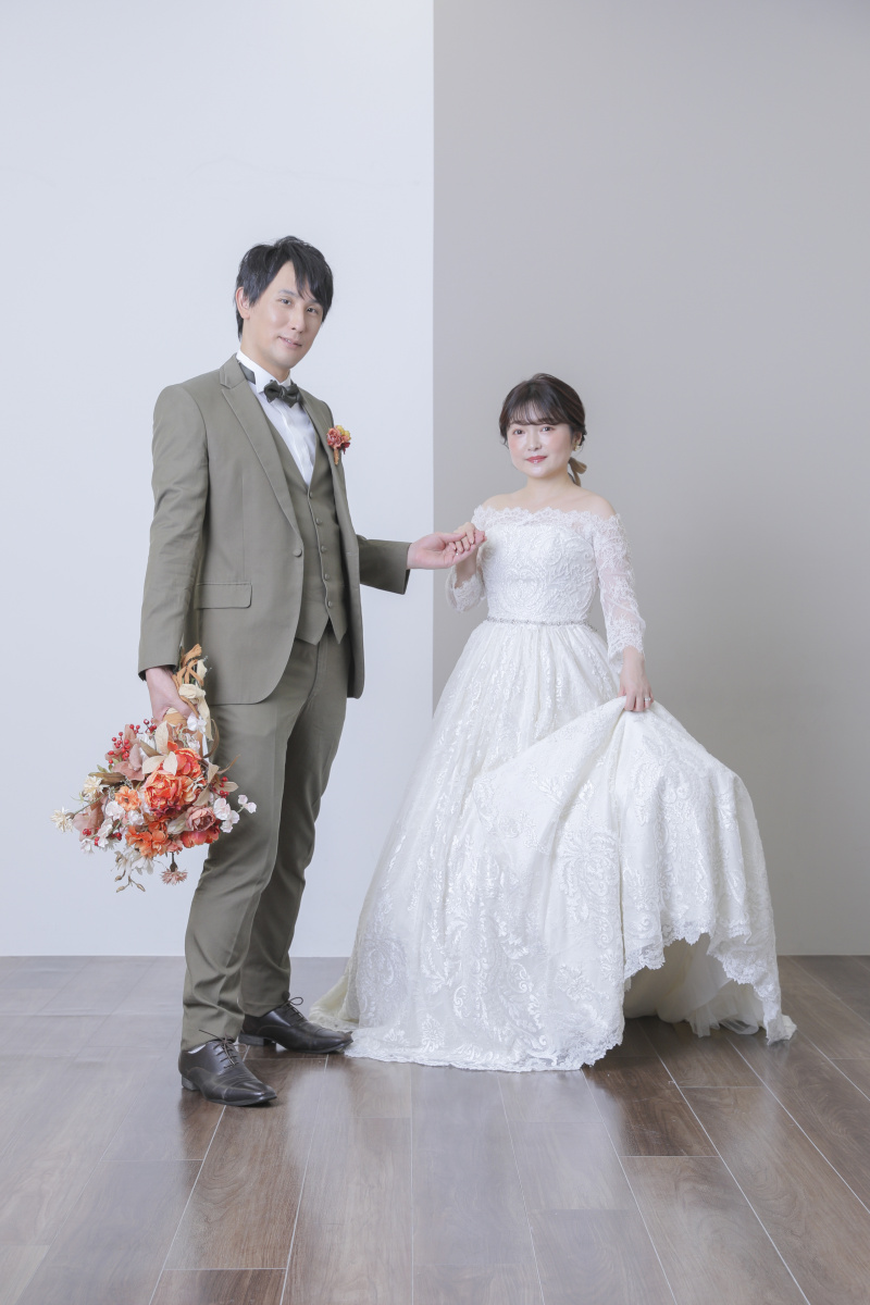 洋装ハウススタジオで。