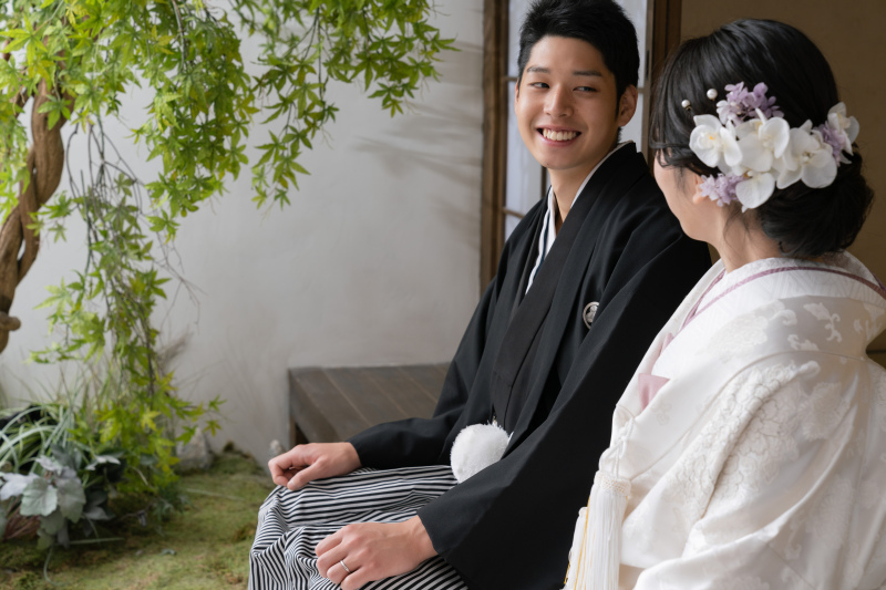 ご新郎様の表情