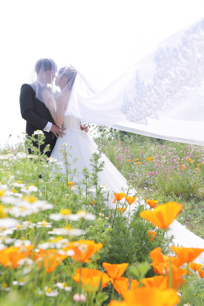 ロングベールを使って