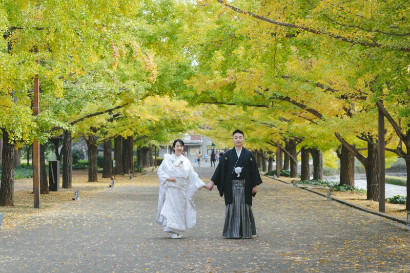 結びのショット