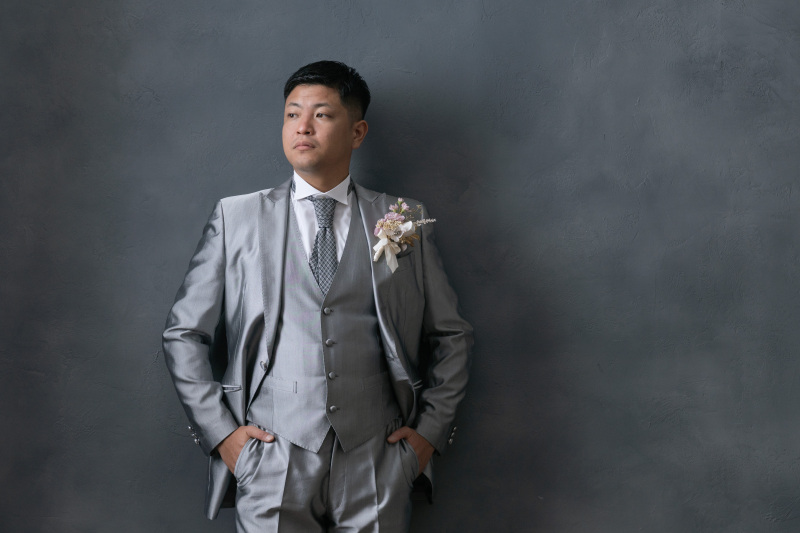 ご新郎様のソロショット