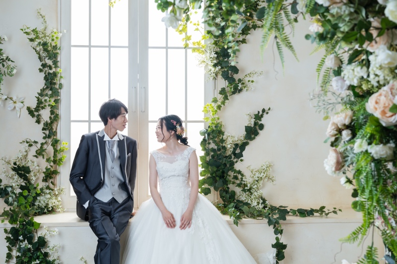 緑とお花いっぱい洋装スタジオ