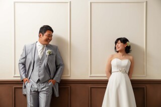 キラキラとした洋装ハウススタジオで