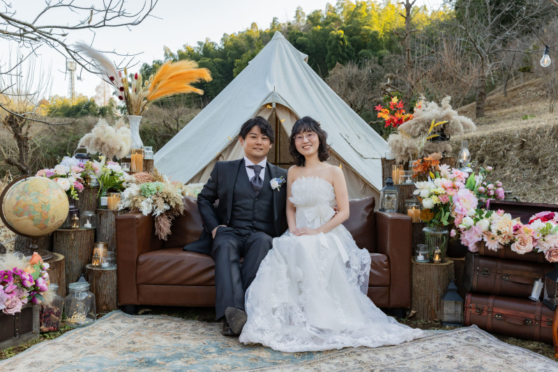 自然に囲まれて