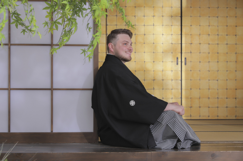 初めての和装服。