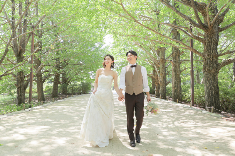 お散歩ショット。