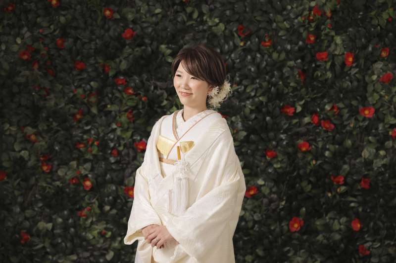 ご新婦様のソロショット。