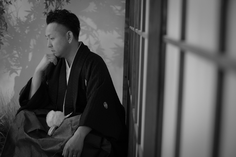 ご新郎様のソロショット。パート1