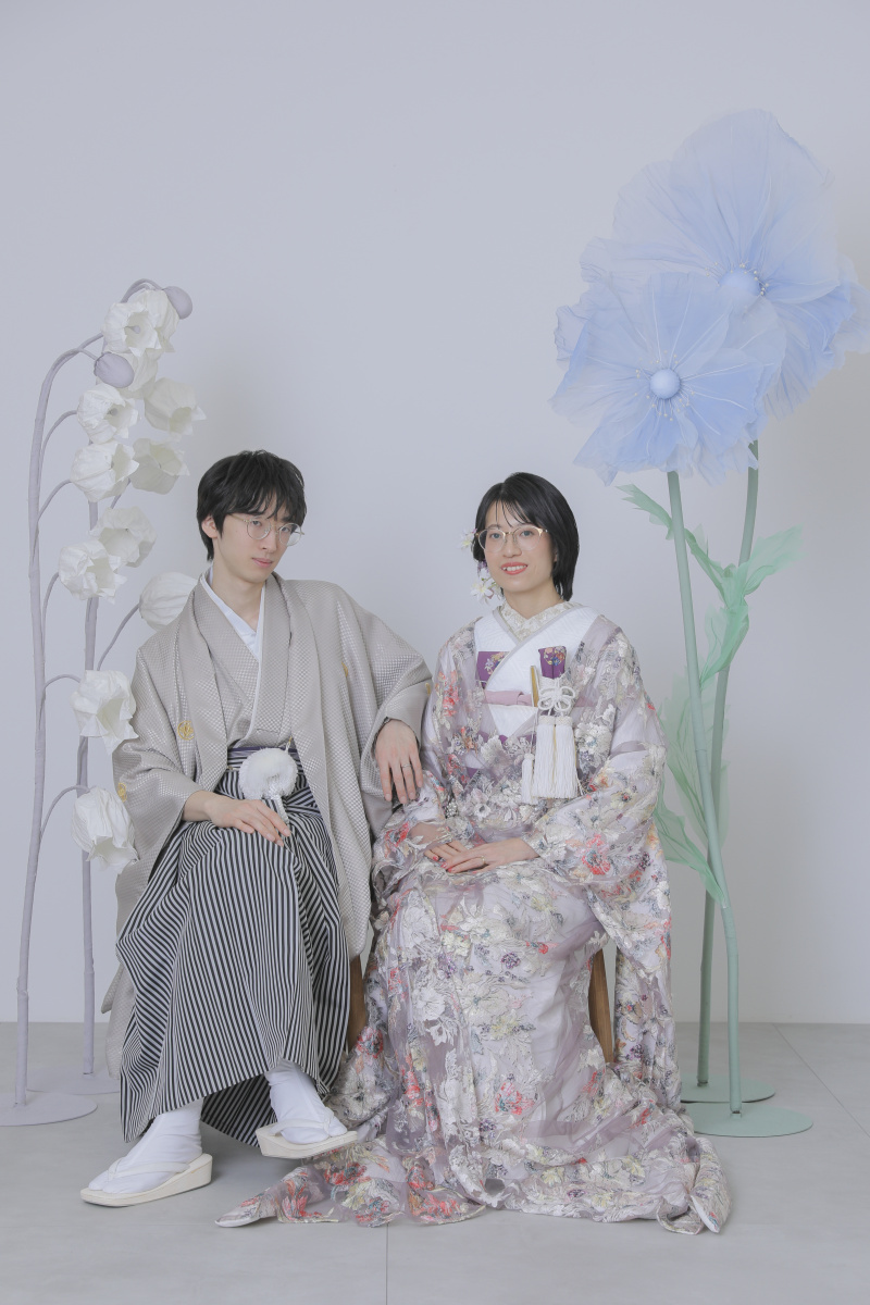 ジャンボフラワーと一緒に。