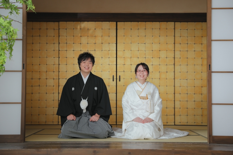 定番の正座ショット