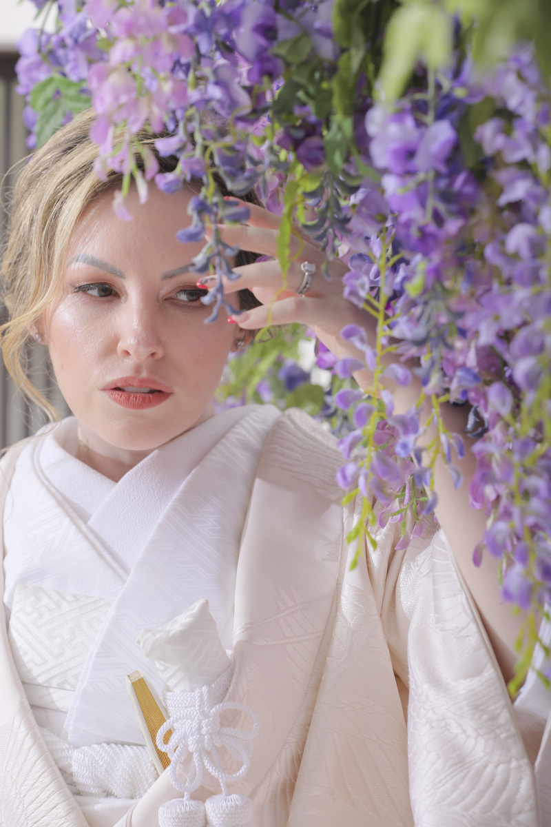 ご新婦様のソロショット。