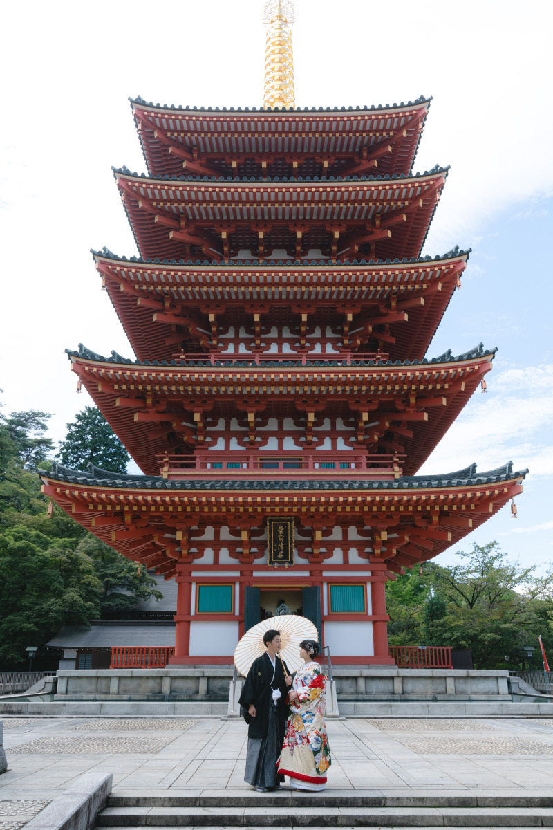 五重塔と