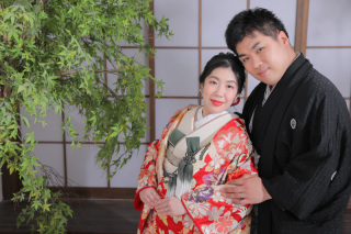 和庭園でこだわりの2着！
