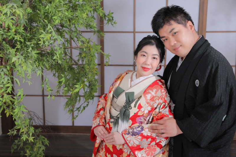 和庭園でこだわりの2着！