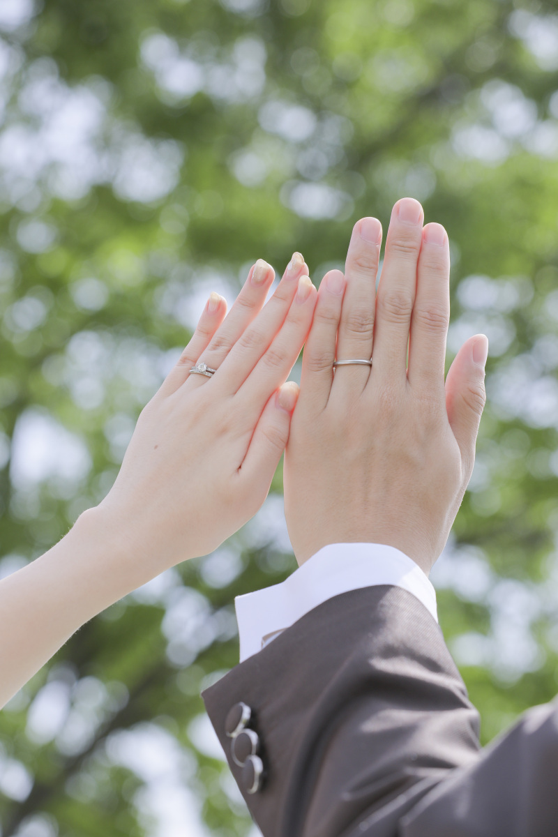 指輪ショット。
