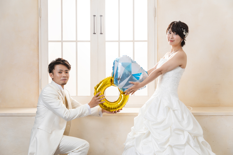 大きな指輪のバルーン