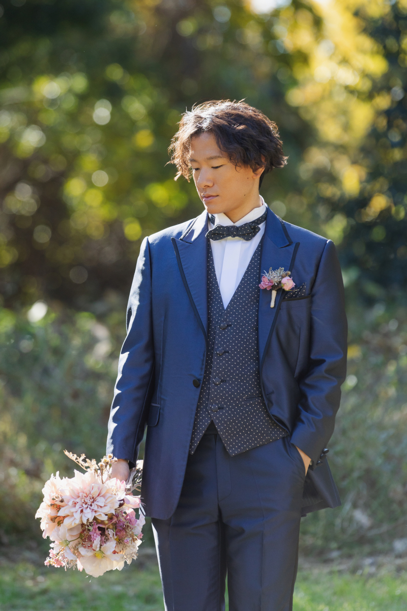 ご新郎様のソロショット