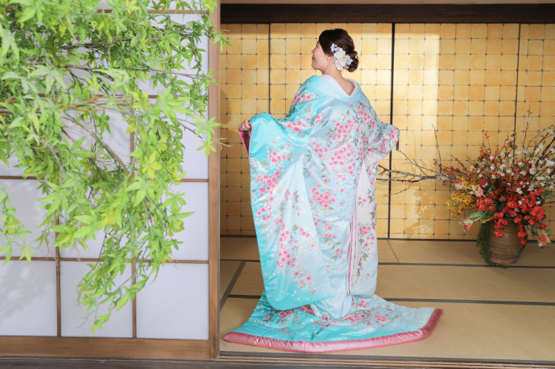 ご新婦様のソロショット。