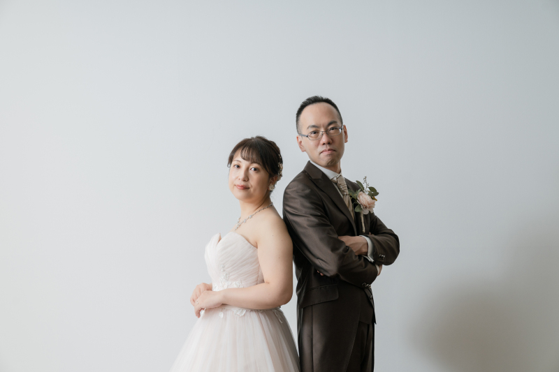 シンプルな背景も