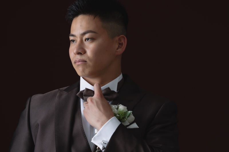 ご新郎様のソロショット1