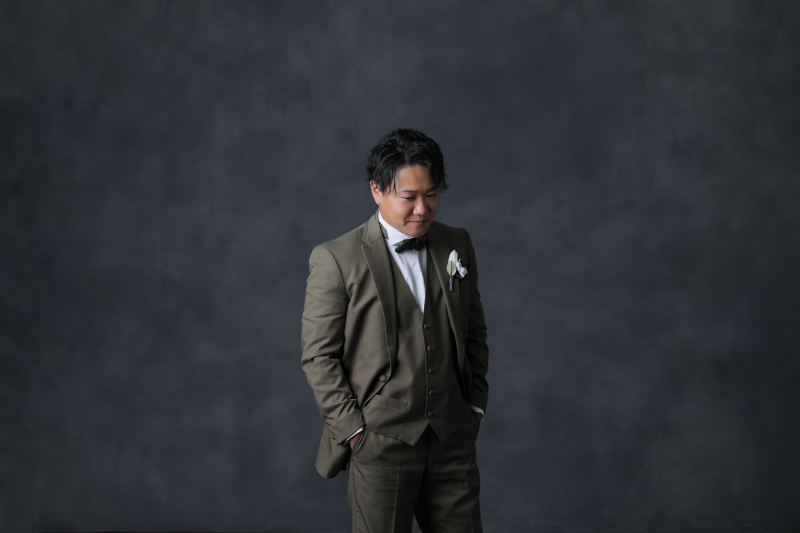 ご新郎様のソロショット