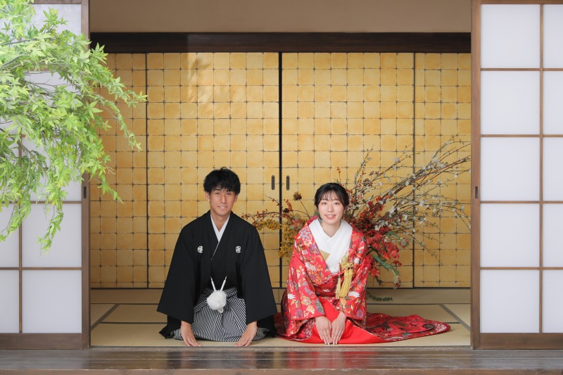 畳の中でご挨拶