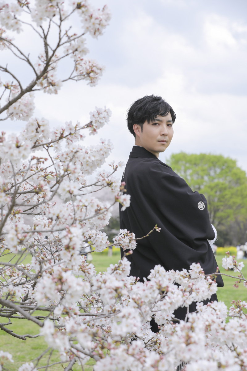 ご新郎様のソロショット。