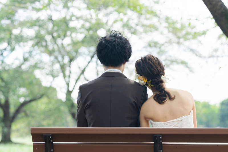 ベンチを使って