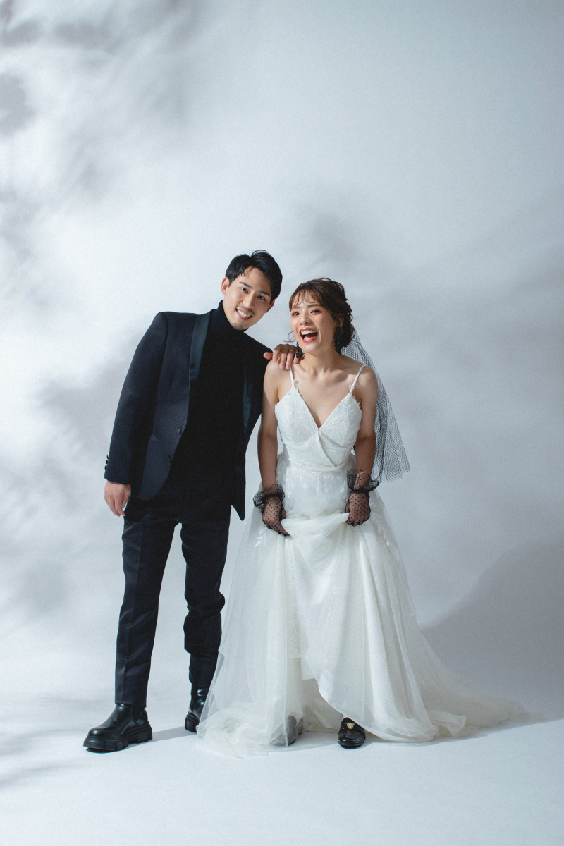 白黒でリンクコーディネート