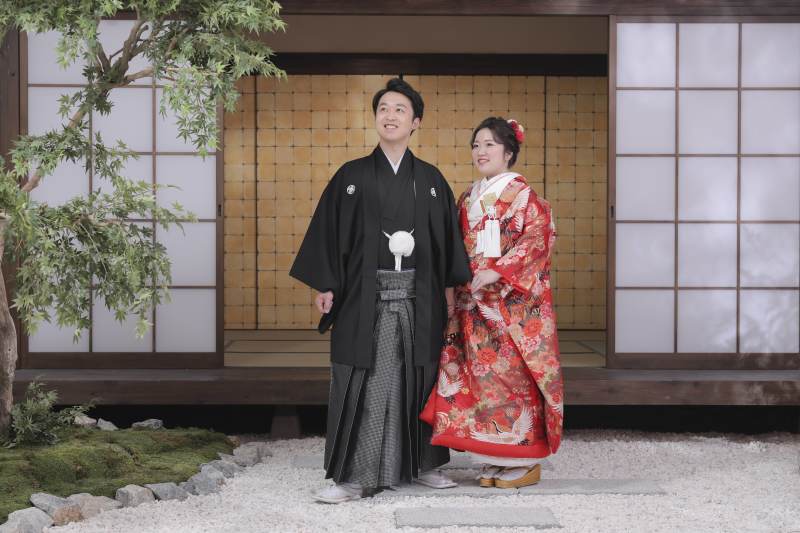 お庭のショット