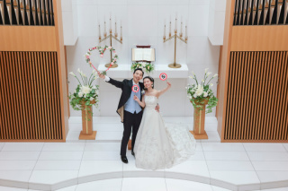 東京ガーデンパレスで模擬挙式しました！