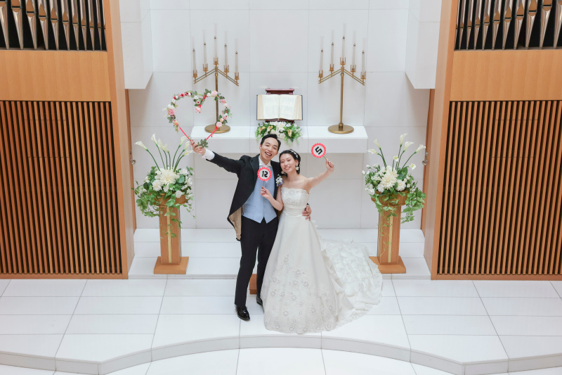 東京ガーデンパレスで模擬挙式しました!