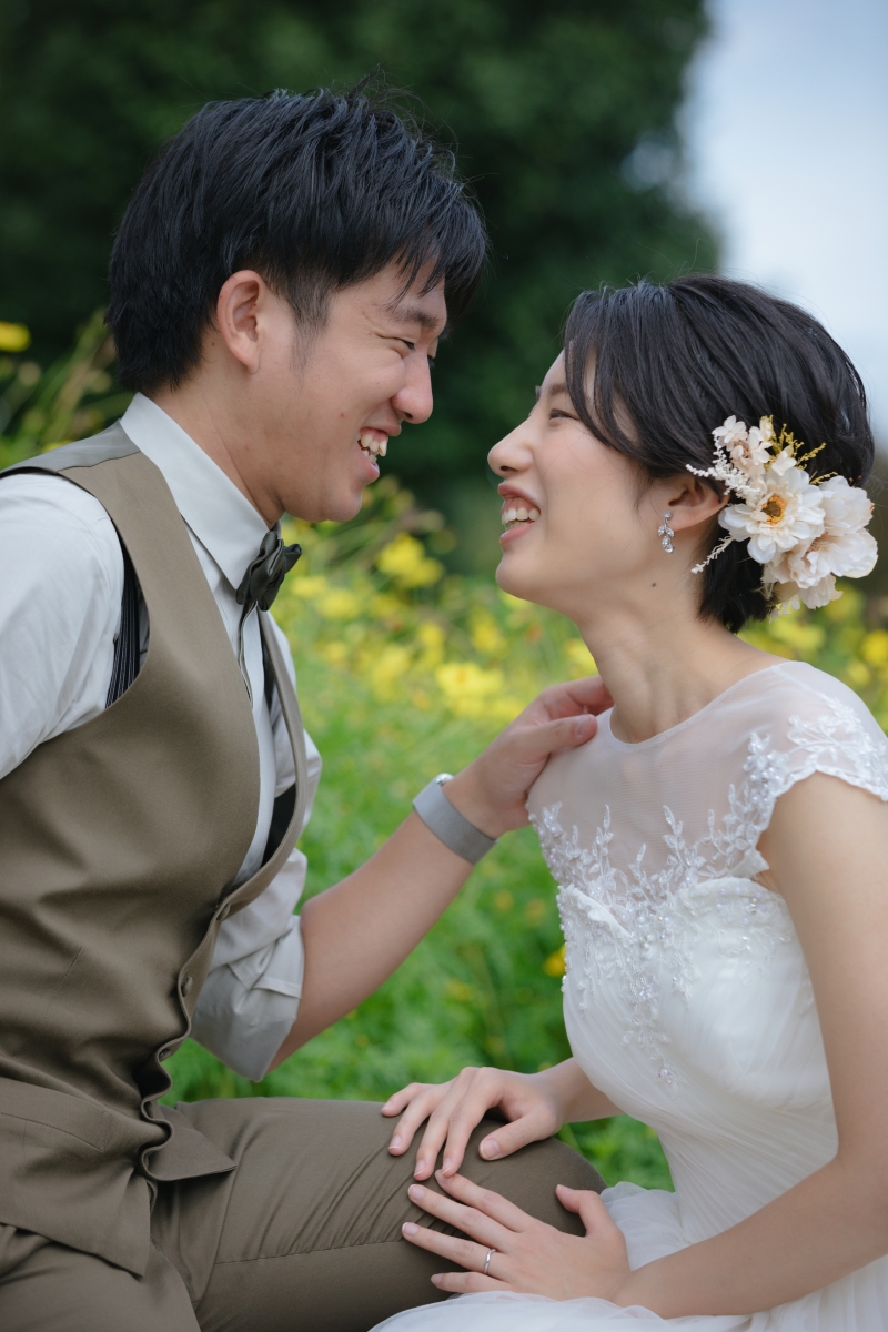 見つめ合いショット