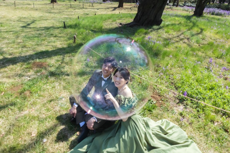 シャボン玉が運ぶ、魔法のひととき