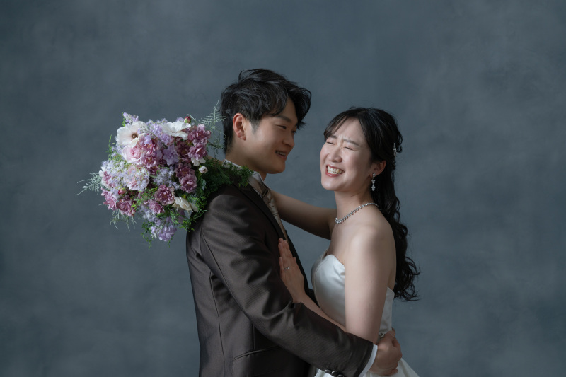 照れてしまったご新婦様