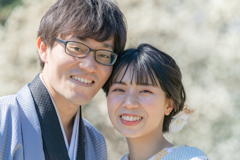 ぎゅっと寄り添って