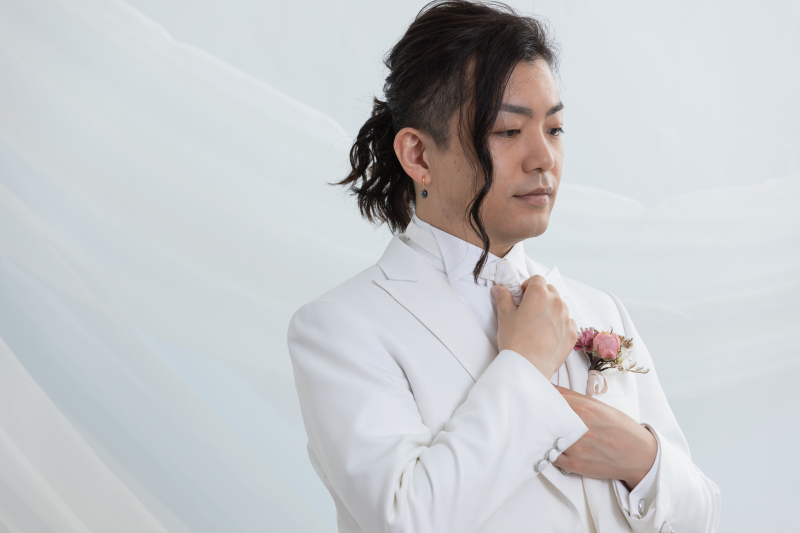 ご新郎様のソロショット