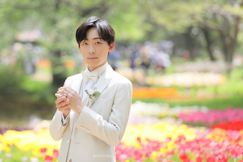 新郎様ソロショット