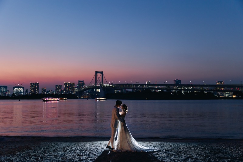 海浜公園夜景ロケーション